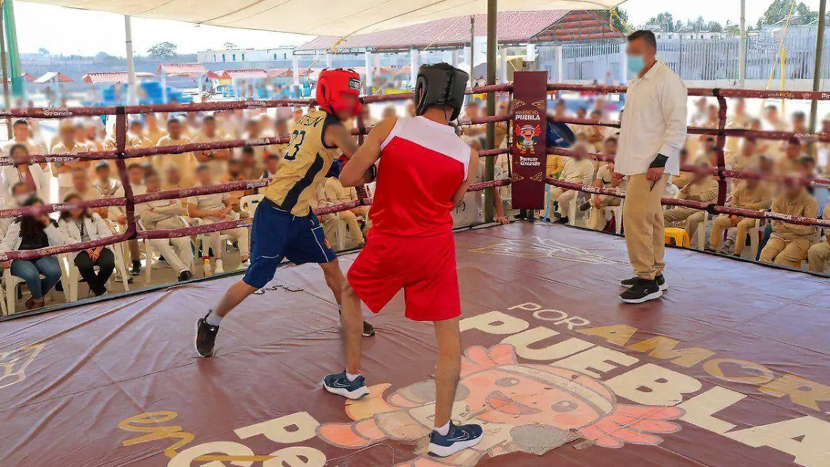 La SSP realizó el “1er Torneo de Box” en el centro penitenciario de Puebla
