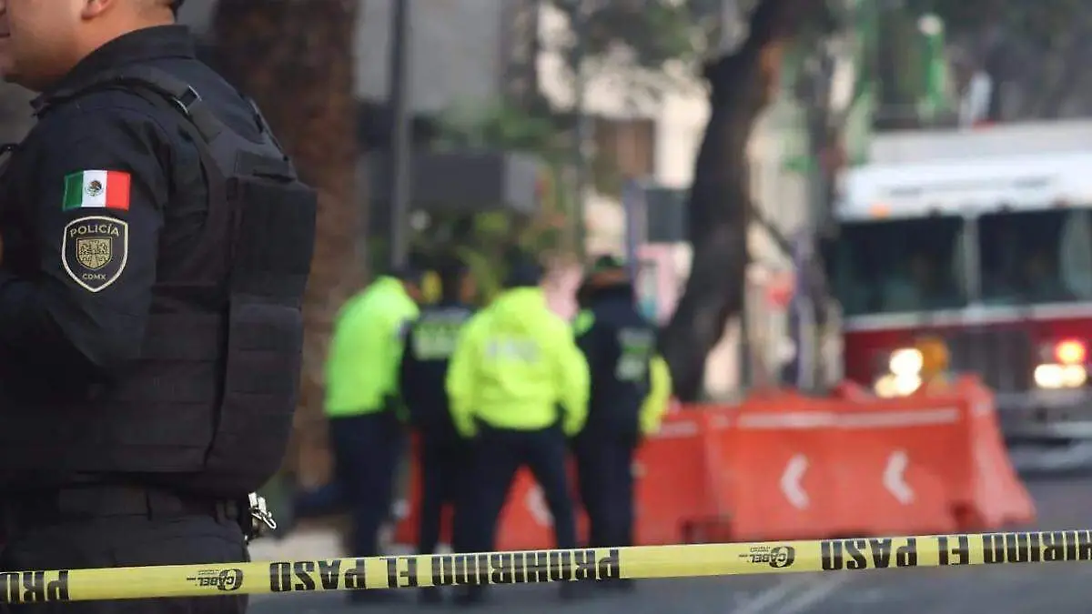 presencia policial, cinta policial