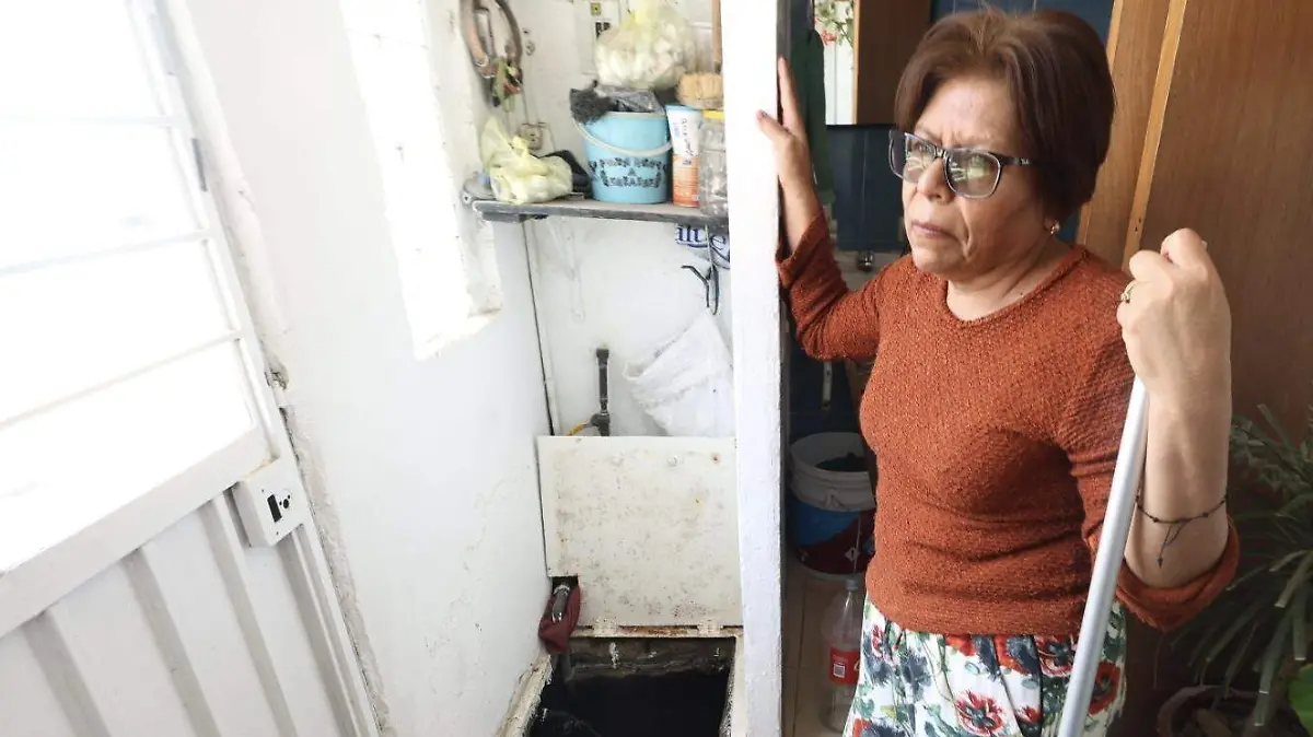 Bernarda Hernández Gallegos falta de agua 