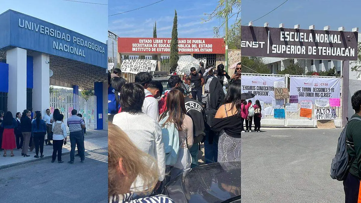 Estudiantes paran clases en Tehuacán por cambio de cuatro directores ordenados por la SEP Puebla
