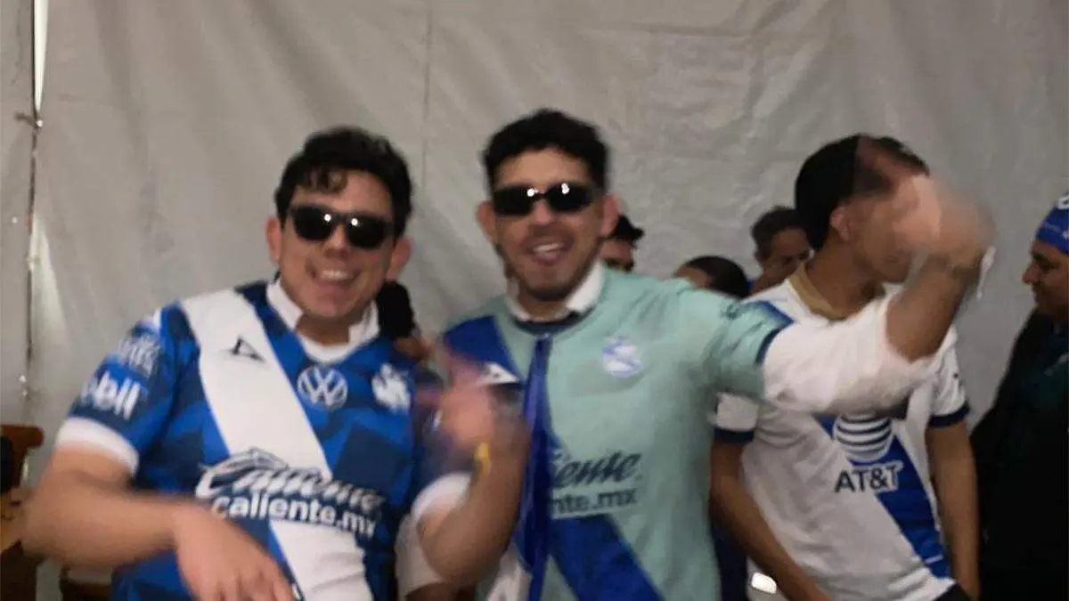 Leonardo Martinez Triana, Marco Antonio Martinez Triana, hermanos del novio y superfanáticos del Puebla