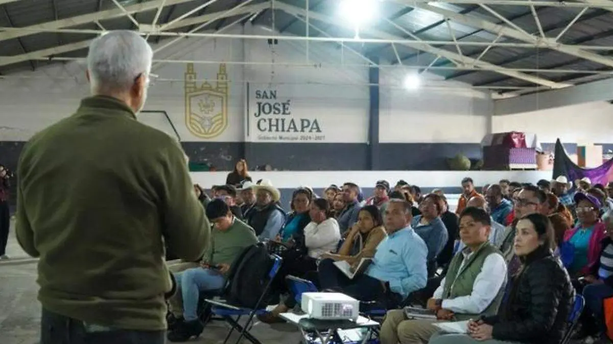 Reuniones de Semarnat en San Jose Chiapa