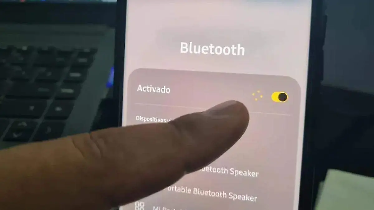 Bluetooth en un dispositivo móvil
