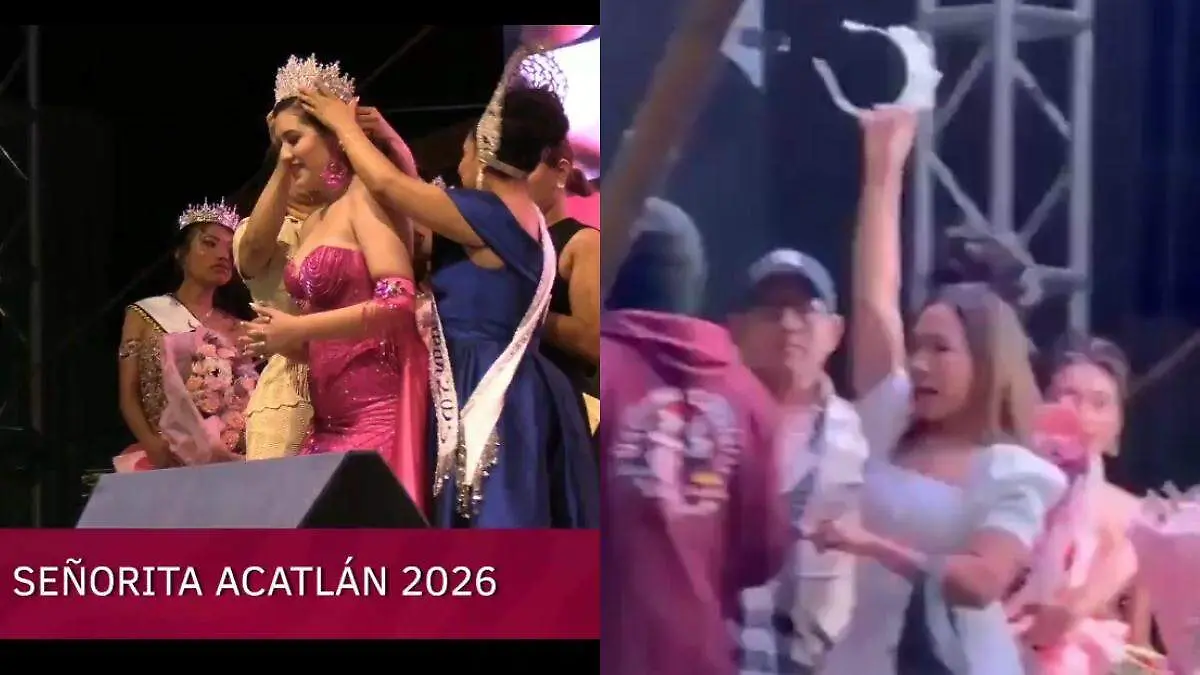 Tras darse a conocer a la ganadora, asistentes manifestaron su inconformidad