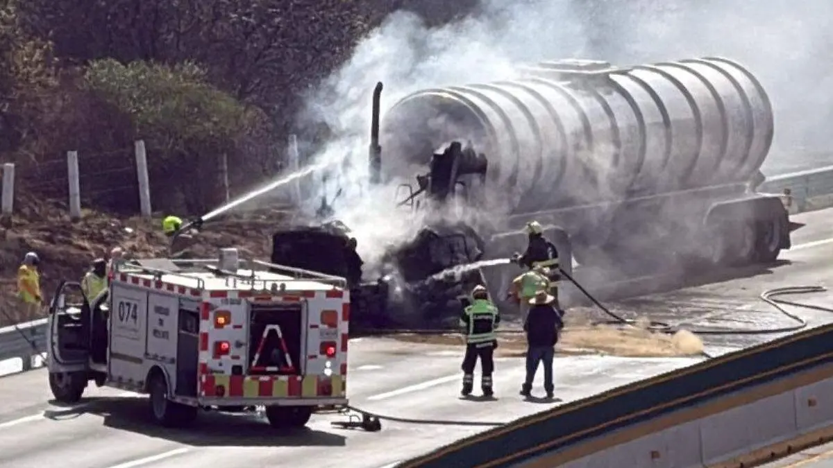 accidente de tracto camion