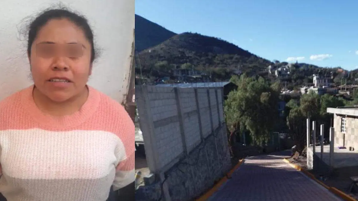 señora victima de violencia 