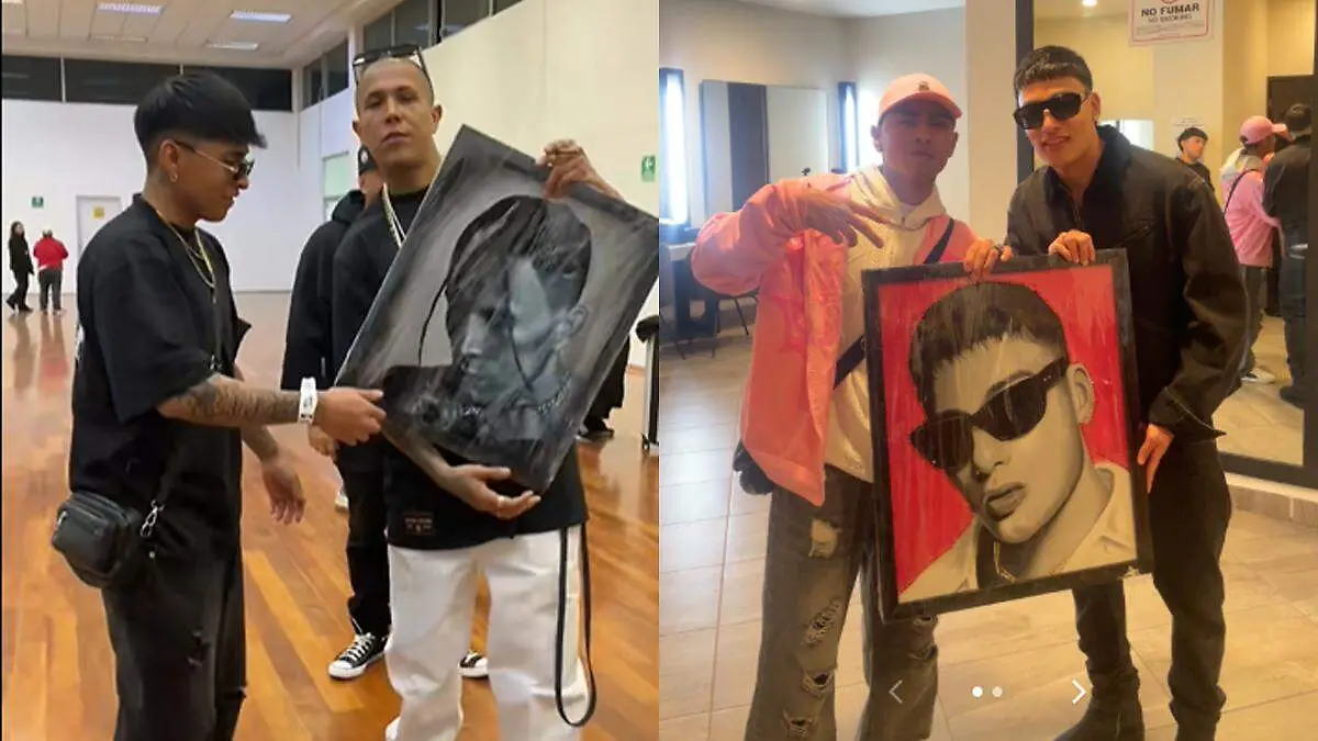 Ckan y El Malilla compran pinturas de artista poblano joven q