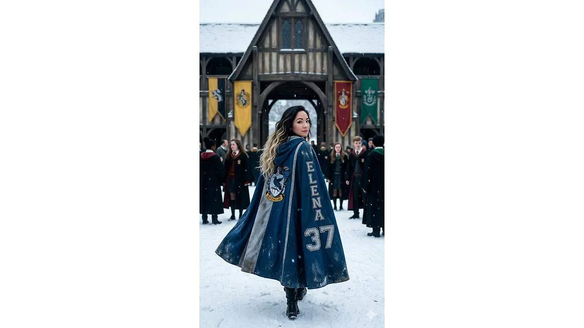 Usuarios en redes sociales están recreando una icónica escena de Harry Potter con su propio rostro.