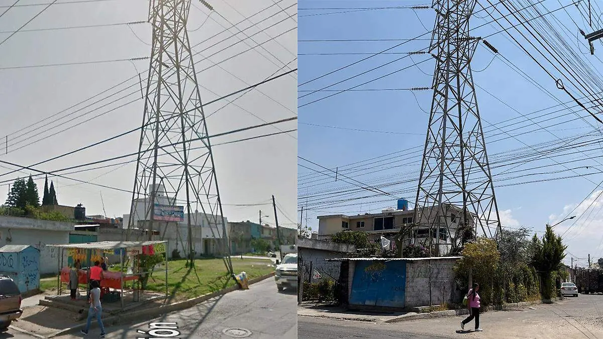 Viven bajo cables de alta tensión en Puebla y hasta colocan puesto de pollo
