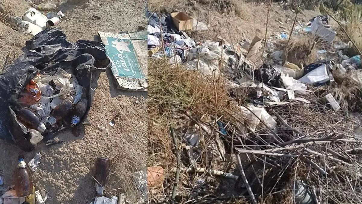 tiradero cladestino en la reserva 