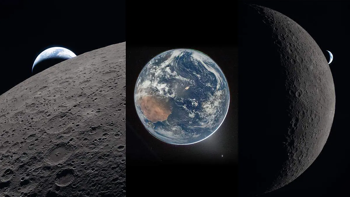 La NASA puso a disposición del público una colección de fondos de pantalla con imágenes de Artemis II