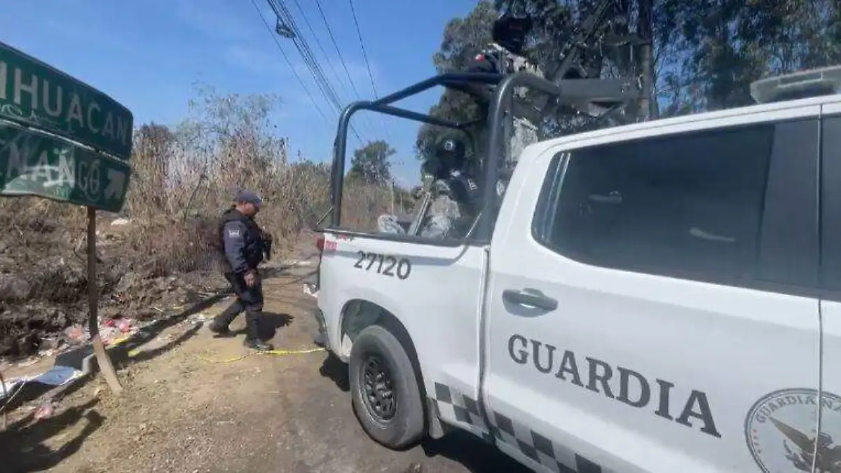 Descubren restos embolsados sobre la carretera Xoxtla–Tlaltenango