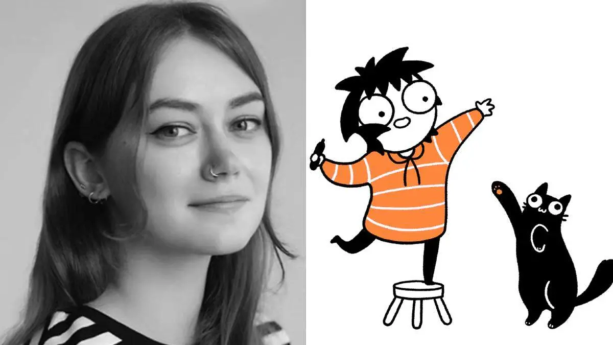 Sarah Andersen creadora de comics