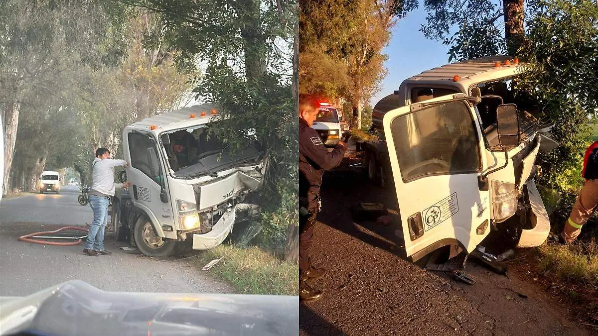 En su intento por evadir a los presuntos delincuentes, el conductor perdió el control del volante