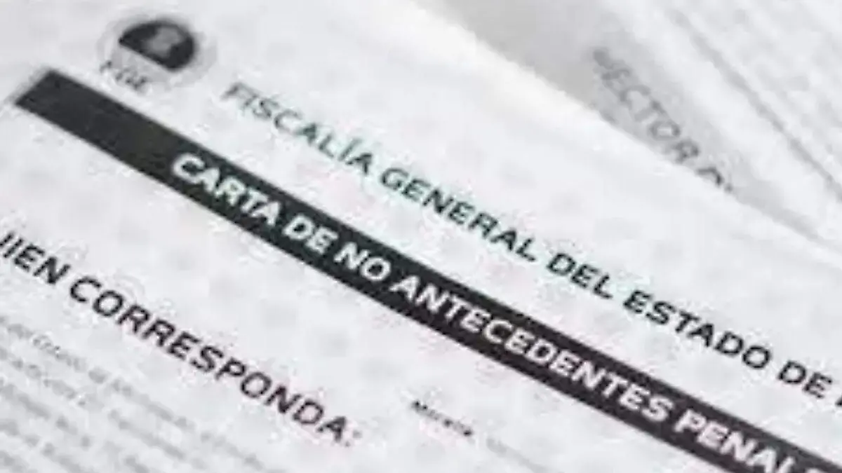 constancia no antecedentes penales