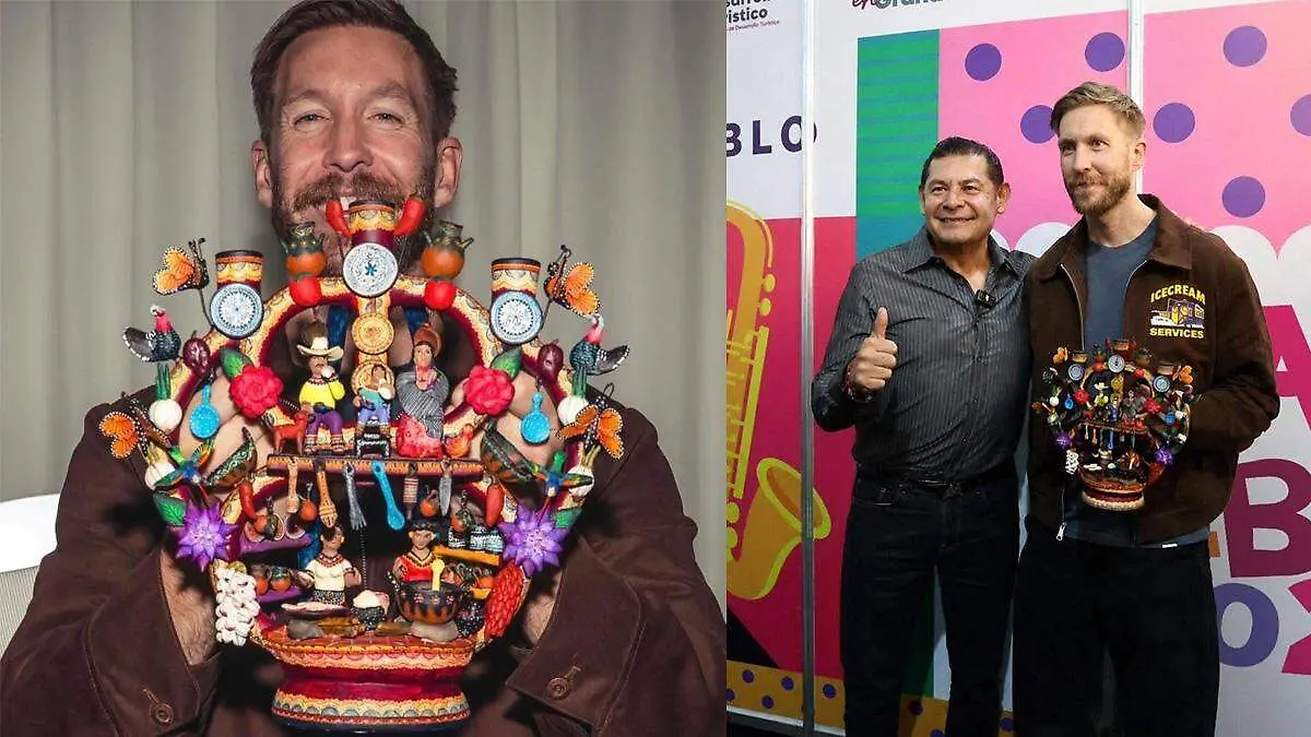Este es el recuerdo que Calvin Harris se llevó de Puebla 
