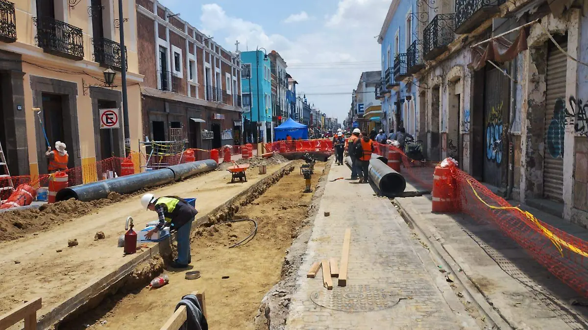 Habrá cierre temporal en el Centro Histórico por trabajos de Agua de Puebla.