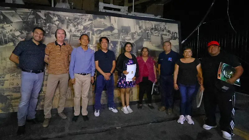 El recorrido incluyó una visita al área de rotativas  