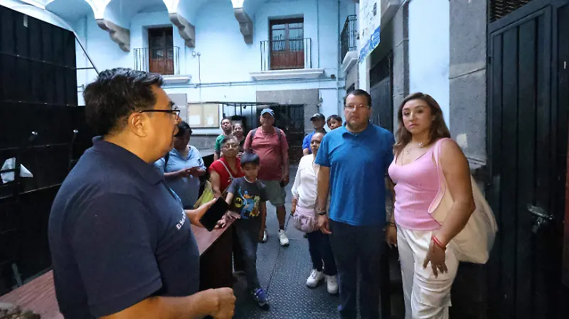 Nuestros visitantes conocieron de cerca el área de los voceadores 
