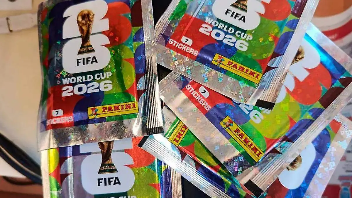 sobres de estampas del Mundial de Futbol 2026