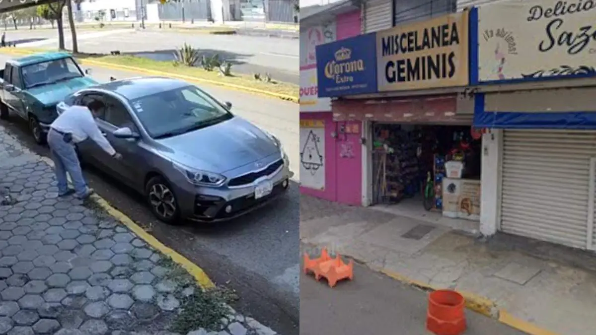 dueño de tienda señalado por rayar autos
