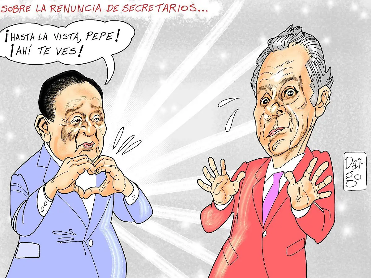 Sobre la renuncia de secretarios...