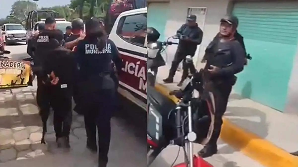 policìas se agreden en Tehuacàn 