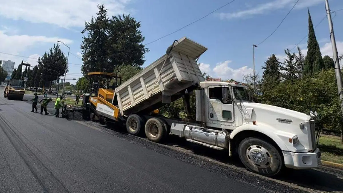 pavimentacion en calles de Puebla