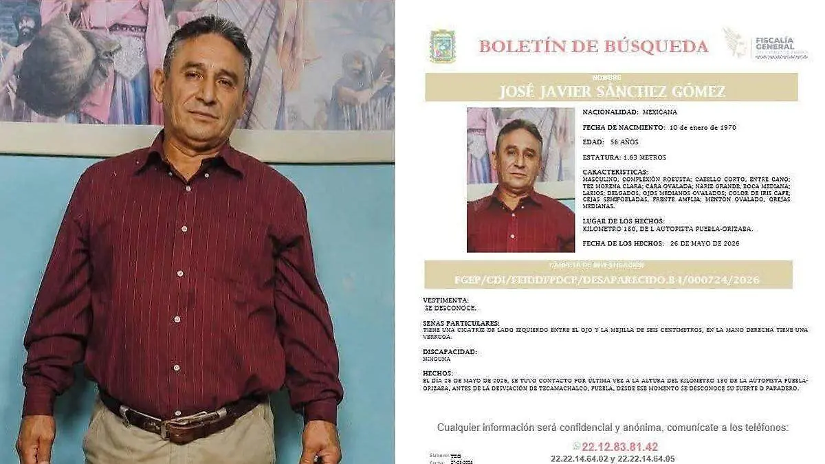 buscan a José Javier Sánchez Gómez, trailero desaparecido