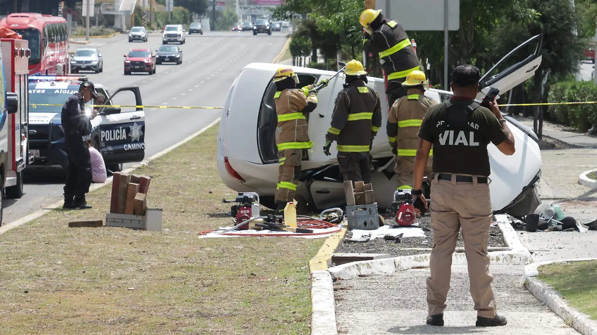 accidente sobre  vía Atlixcáyotl 31 mayo 2026