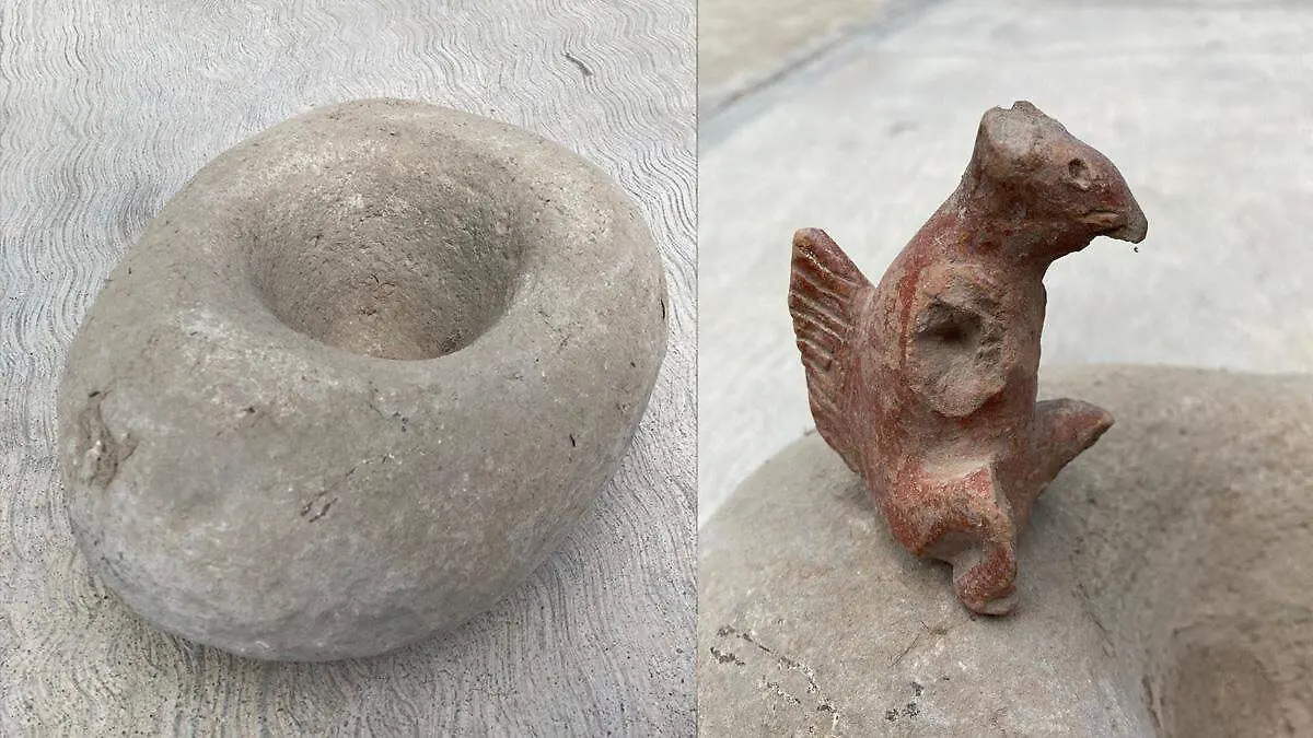 piezas prehispánicas localizadas en Chilac