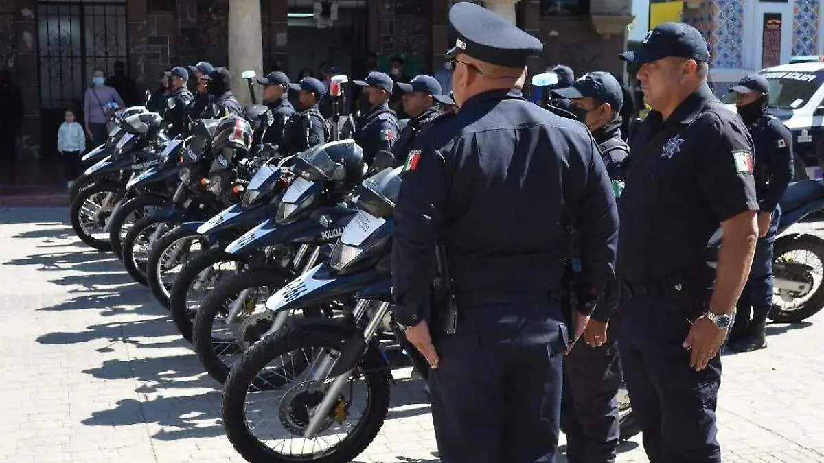 Elementos de la policia de la SSP
