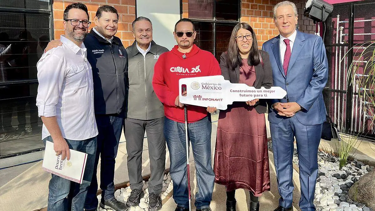Primer morados de Lomas de San Miguel en viviendas del Bienestar 