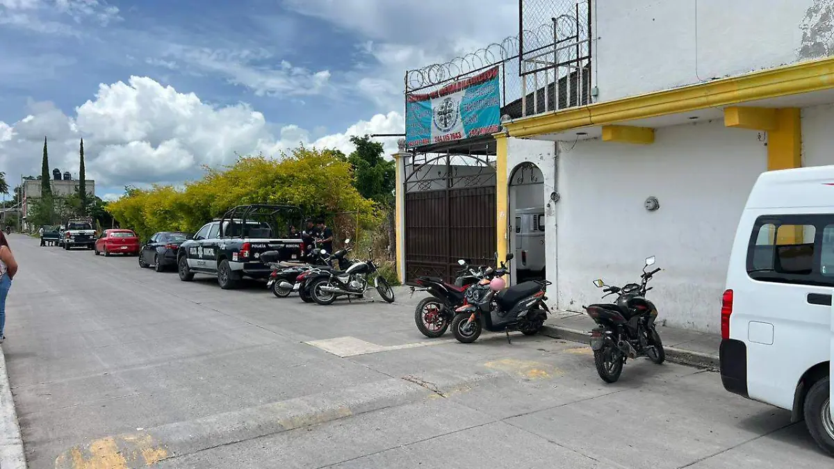 La zona fue asegurada mientras personal ministerial realizó las diligencias correspondientes