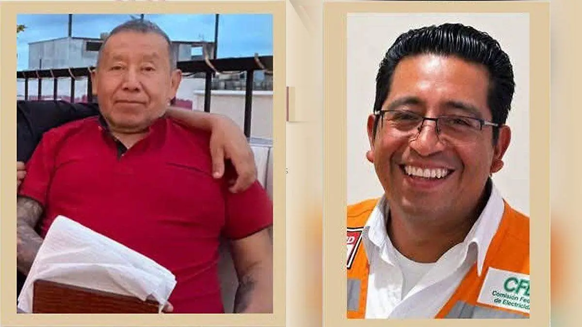 Adolfo López Saldaña y Marco Antonio Sarmiento García, trabajadores CFE desaparecidos 