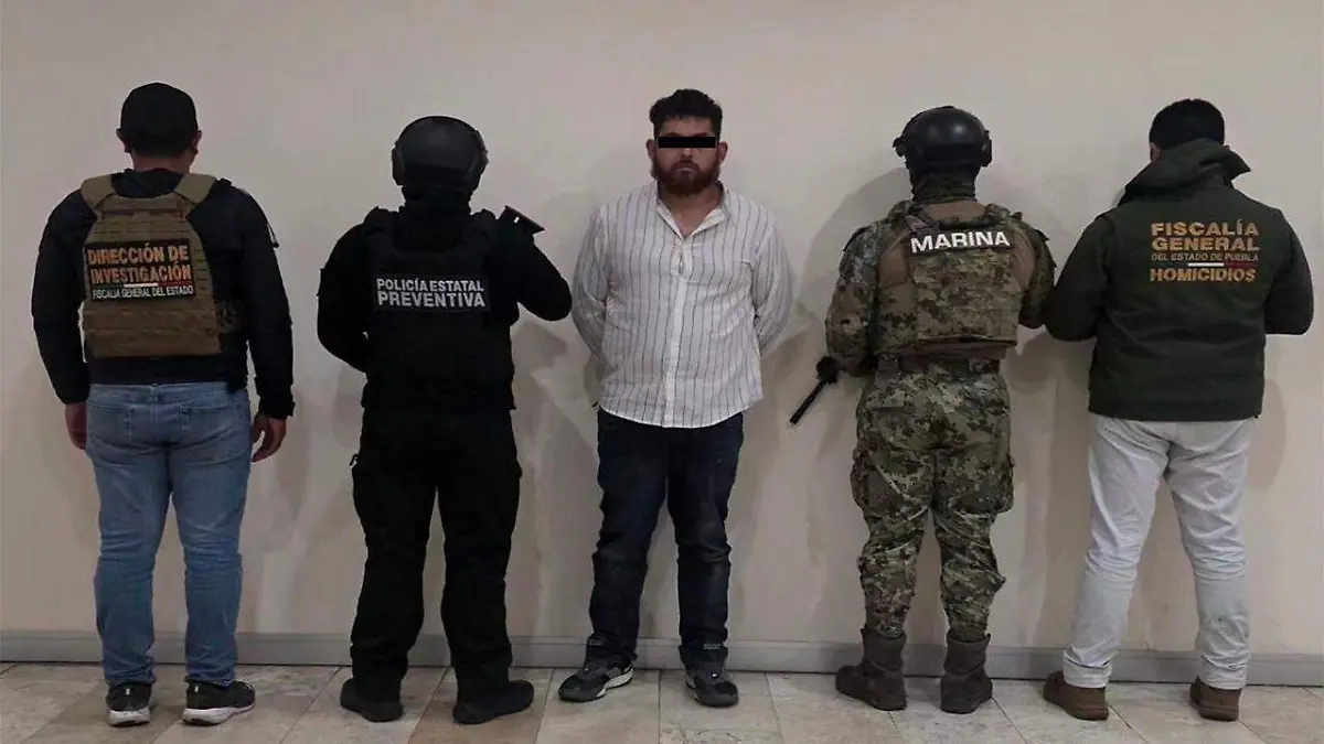 El detenido fue puesto a disposición del agente del Ministerio Público
