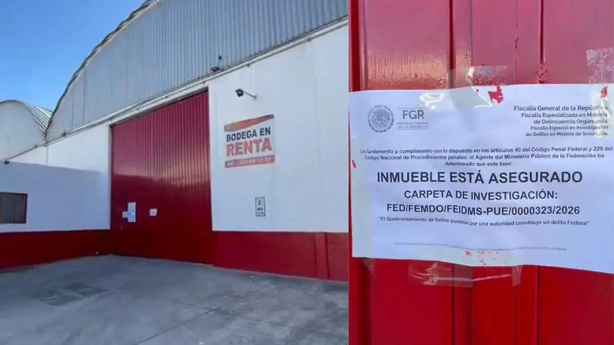 inmueble relacionado con secuesto fue cateada por la FGR en Puebla 
