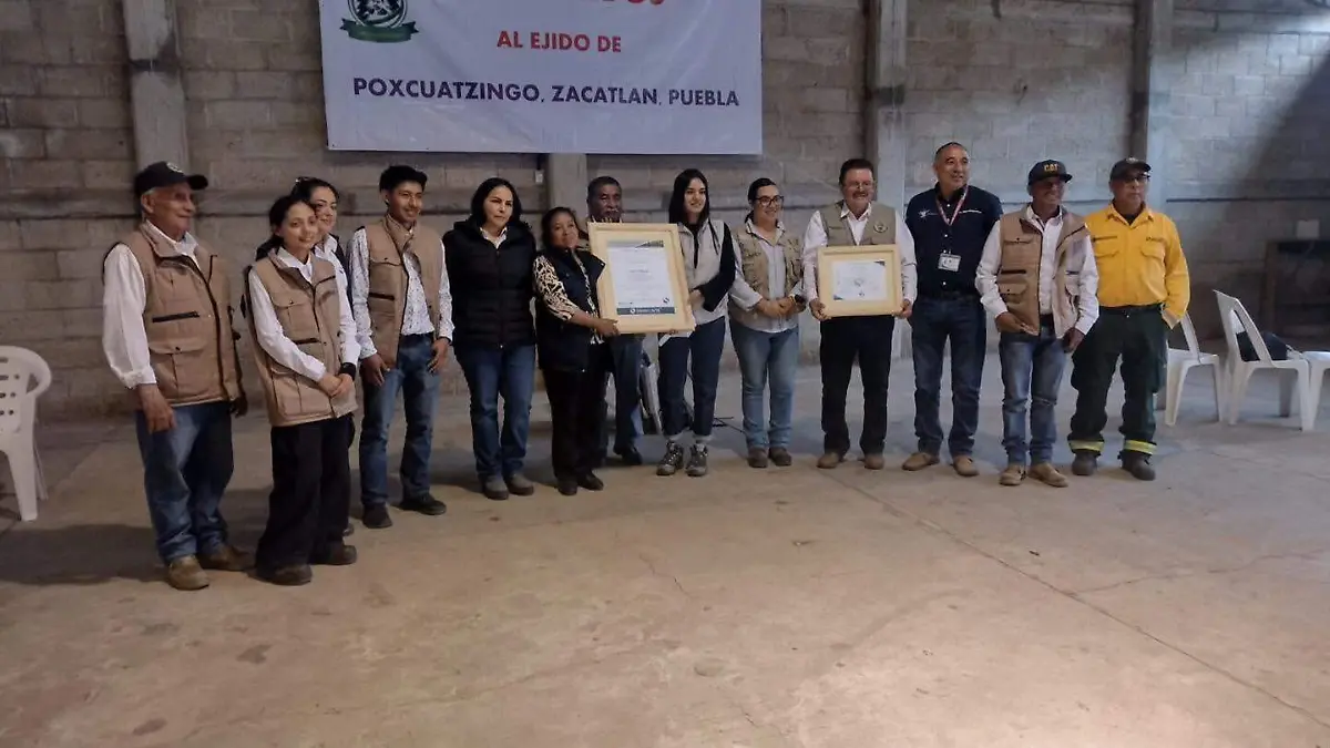 Poxcuatzingo se suma al Ejido de Atexca, que previamente obtuvo el mismo distintivo