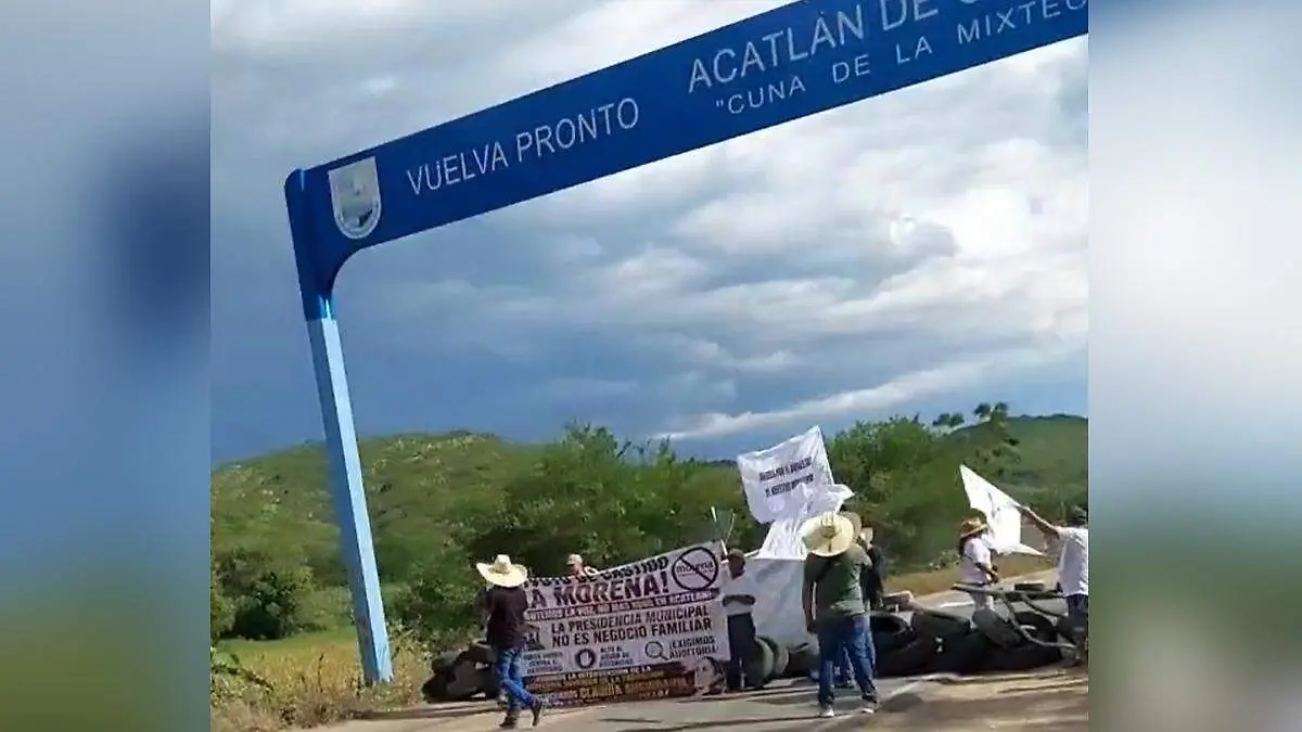 acatlán manifestantes