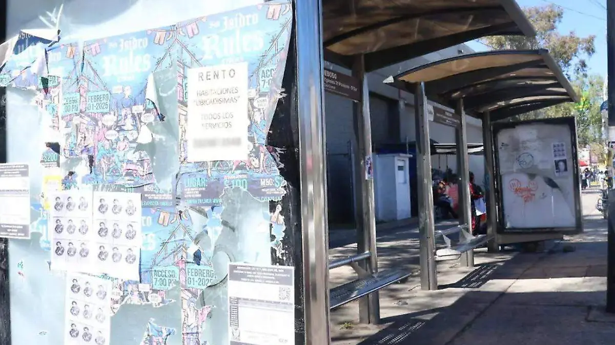 paraderos de autobuses