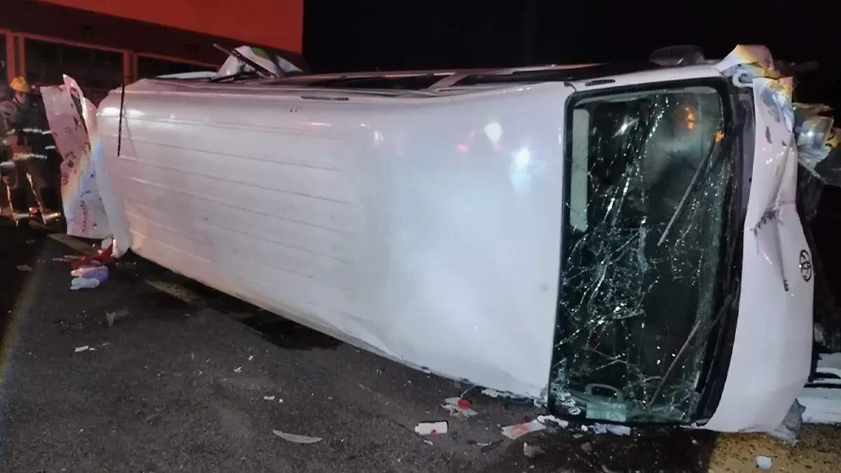 accidente en el km 13 de la autopista mexico puebla 