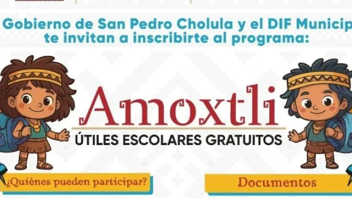 El programa contempla la entrega de una mochila y útiles escolares