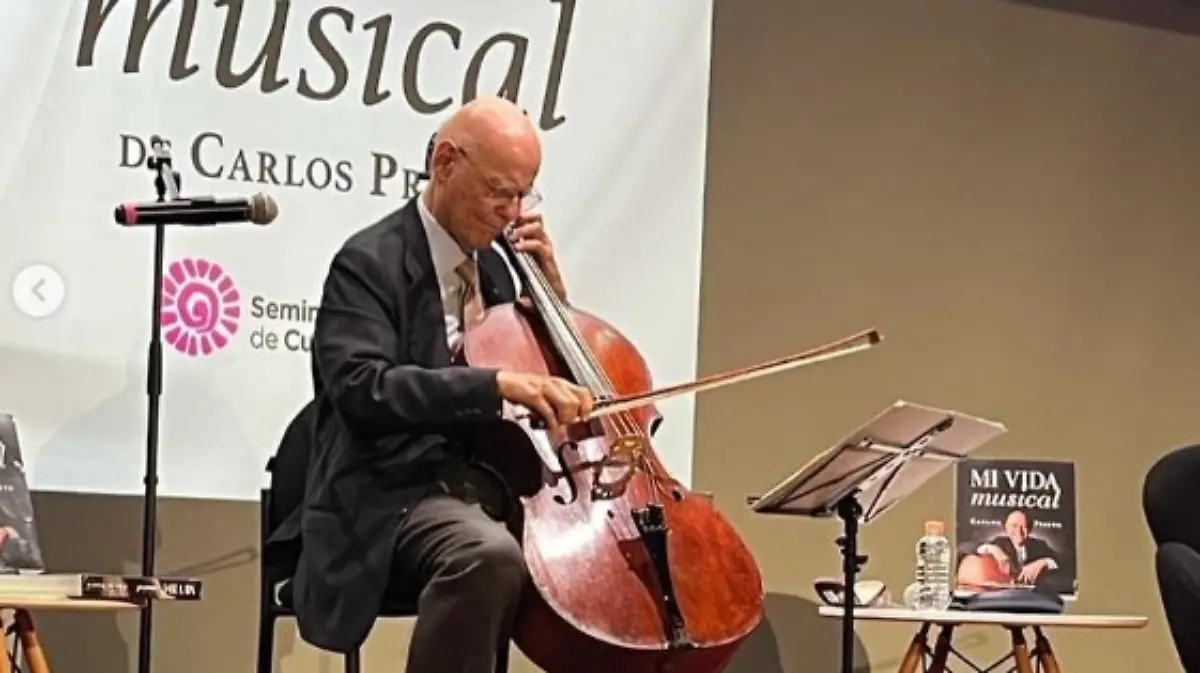 La celebración reunirá música y literatura con un recital de Carlos Prieto y la presentación de su libro Mi Vida Musical.