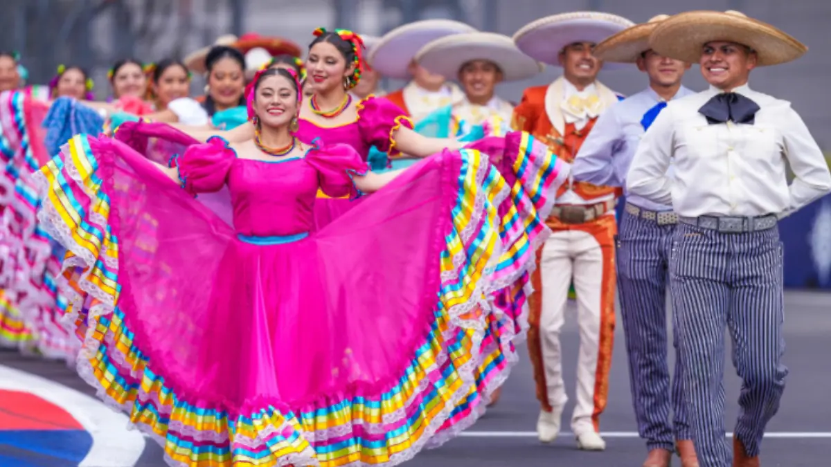 Fiesta mexicana en el GP