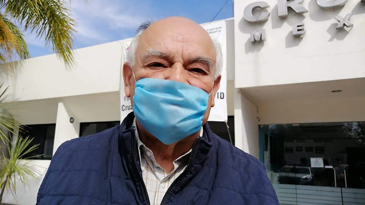 Deja la dirección de Cruz Roja