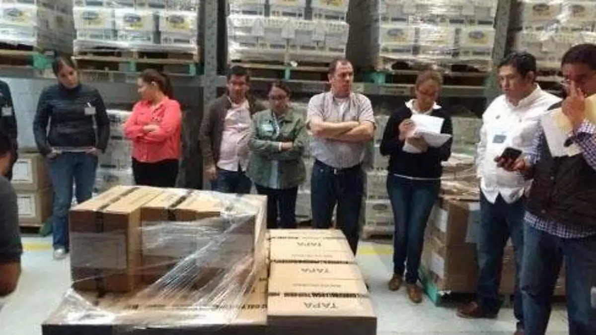 Guanajuato.- LLEGA MATERIAL ELECTORAL A GUANAJUATO (2)