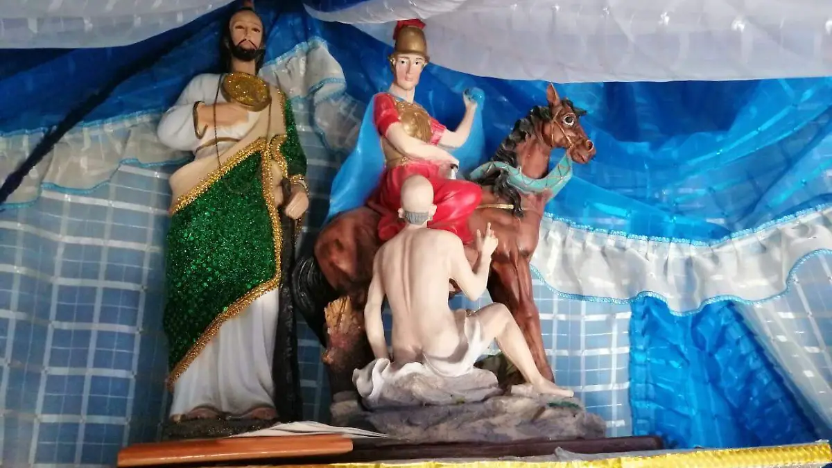 BAJO RESTRICCIONES CELEBRAN A SAN MARTIN CABALLERO