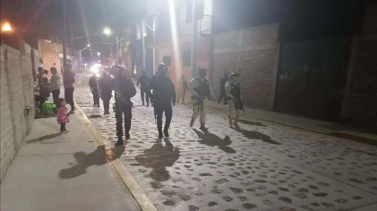 Los policias de Valle en operativo