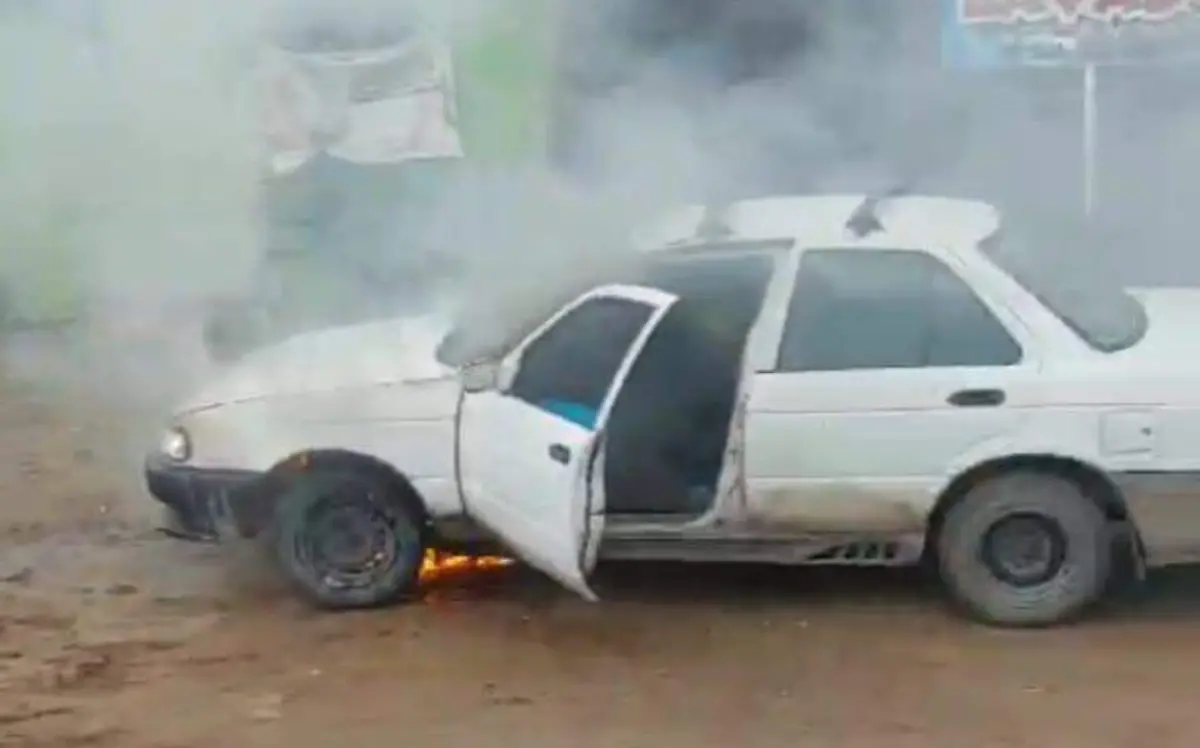 Incendio auto