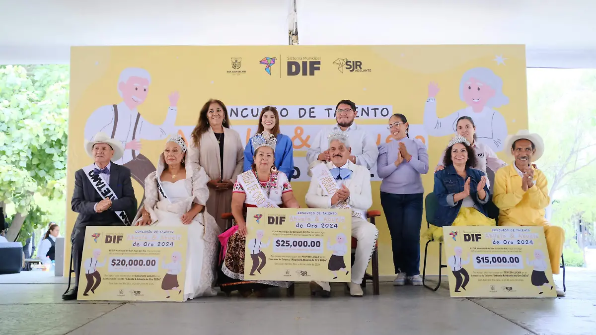 FOTO PRINCIPAL SJR Los tres primeros lugares  del certamen